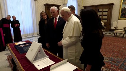 Papa recebe o vice-presidente dos EUA