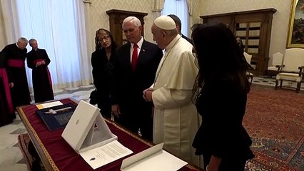 Papa recebe o vice-presidente dos EUA