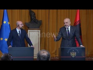 Ora News - Presidenti i KE në Tiranë: Nuk kemi unanimitet për çeljen e negociatave