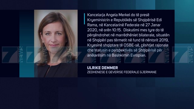 NDIHMA PER TERMETIN DHE NEGOCIATAT, RAMA TAKON MERKEL TE HENEN - News, Lajme - Kanali 7