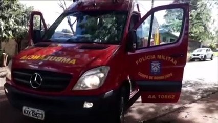 Garoto de sete anos é socorrido após se cortar com vidro no Bairro Claudete