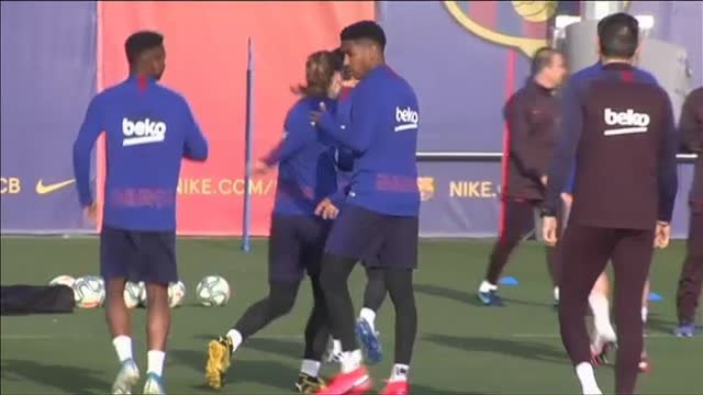 El Barça se prepara para su próximo partido de Liga contra el Valencia