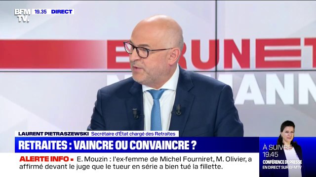 Laurent Pietraszewski sur les retraites: nous avons mis sur réforme-retraites.gouv.fr plus de 30 nouveaux parcours types
