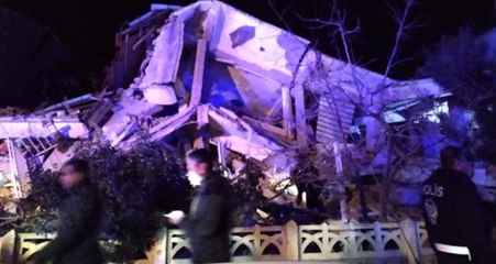 Elazığ'daki korkutan depremin ardından ilk kareler