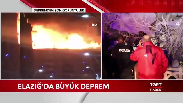 Elazığ Sivrice'de Büyük Deprem - Deprem Bölgesinde İlk Görüntüler