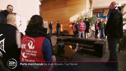 Ports marchands : la réforme des retraites pèse dans le duel Le Havre / Anvers