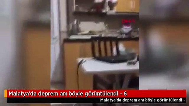 Malatya'da deprem anı böyle görüntülendi - 6