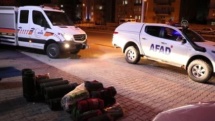 Tokat AFAD ekipleri, Elazığ'daki çalışmalara destek vermek için yola çıktı