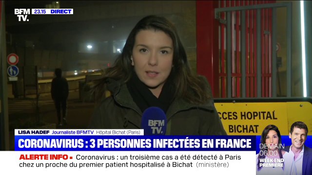 Coronavirus: un troisième cas a été détecté à Paris, chez un proche du premier patient hospitalisé à l'hôpital Bichat