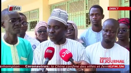 REPLAY - JT Français 20h - Pr : CHEIKH TIDIANE DIAHO - 24 Janvier 2020