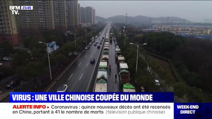 Coronavirus: la ville chinoise de Wuhan coupée du monde