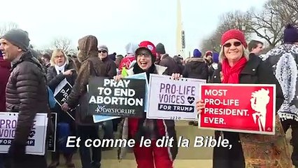USA: Trump galvanise les militants anti-avortement lors de la "Marche pour la vie"