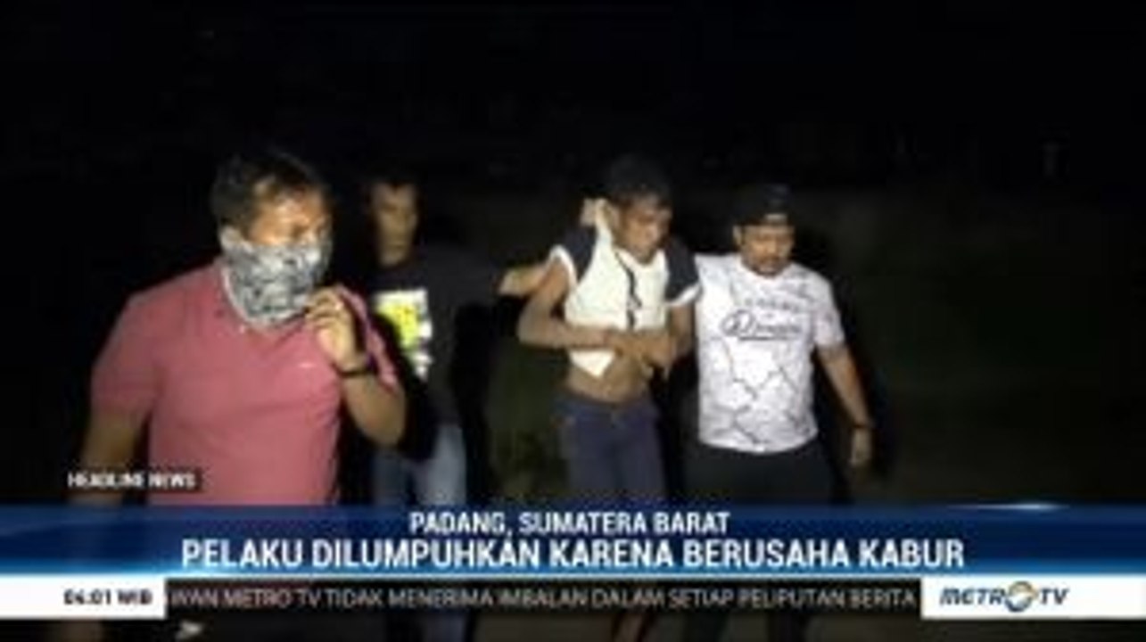 Berupaya Kabur, Kurir Narkoba Jaringan Lapas di Padang Dilumpuhkan Polisi