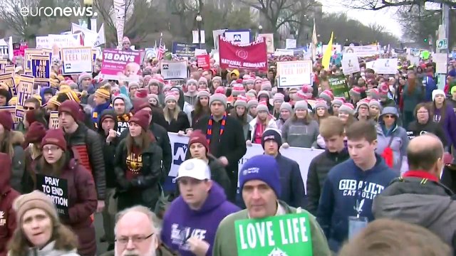 US-Präsident Donald Trump bei Anti-Abtreibungsdemo in Washington