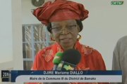 ORTM/Audience du Maire de la commune III, Mariame Diallo avec le président du conseil économique et social à Koulouba
