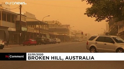 Tempestades de areia abatem-se sobre cidades australianas