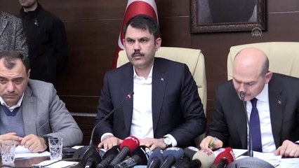 Bakan Kurum: "Vatandaşlarımızı riskli binalara girmemeleri noktasında uyarmak istiyorum"