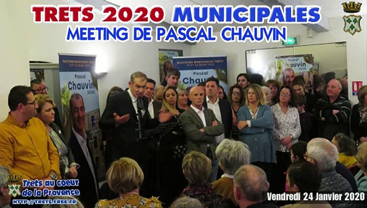 MUNICIPALES TRETS  2020 - Meeting Pascal Chauvin 24JANV2020