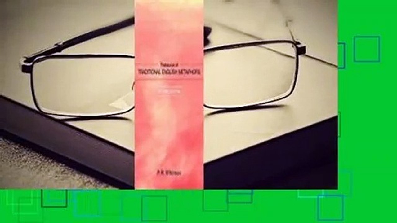 [Read] Thesaurus of Traditional English Metaphors Review video