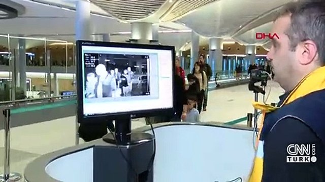 Çin'den gelen yolcular termal kamera ile taranıyor