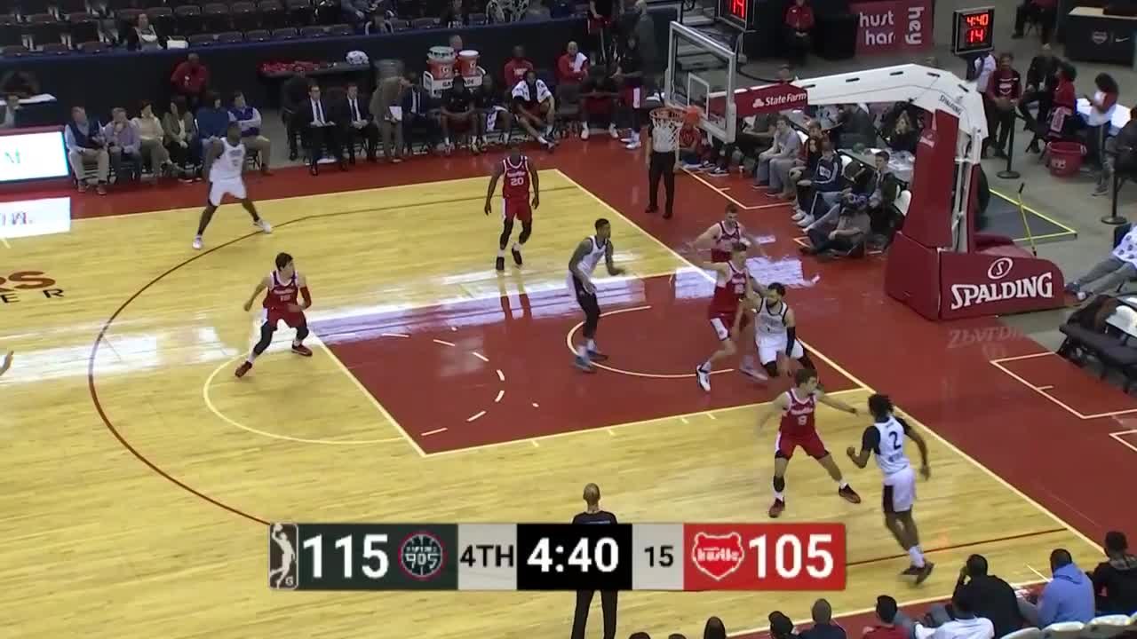 What a dunk by Devin Robinson!