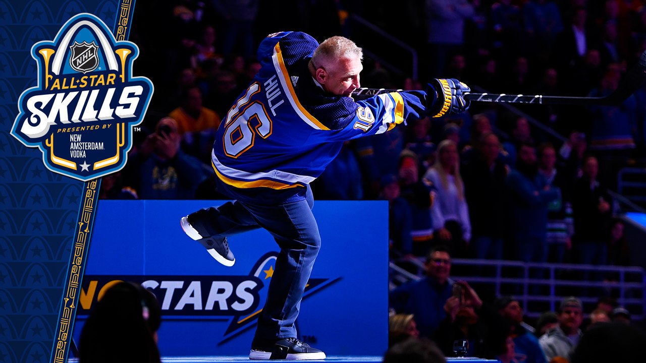 Blues icons take the ice at All-Star Skills Competition