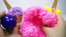 Play Foam Surprise Toys Learn Colors Ice Cream Cups with Rainbow Bubble Gum