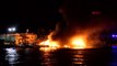 Dragos marina'da tekne yangını