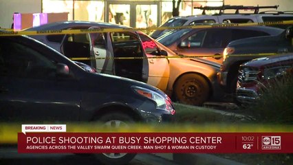 Suspect shot by Glendale officer in Queen Creek near Ellsworth and Rittenhouse