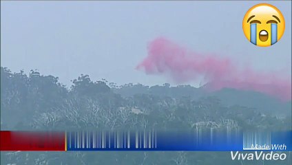 video leaked Australia firefighter plan crash