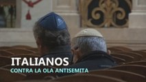 Italianos rechazan oleada de antisemitismo