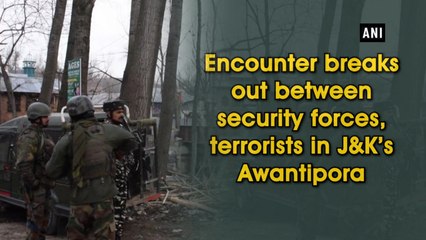 Encounter breaks out between security forces, terrorists in JandK's Awantipora