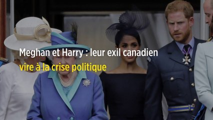 Meghan et Harry : leur exil canadien vire à la crise politique