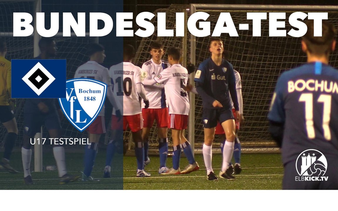 Traum-Tor und tolle Paraden! | Hamburger SV U17 - VfL Bochum U17 (Testspiel)
