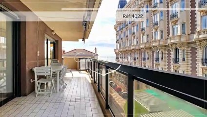 4 Pièces Cannes  Croisette Vue mer