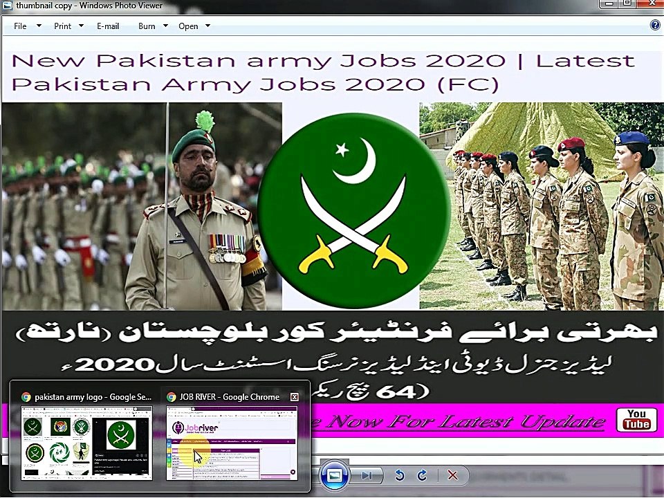 New Pakistan army Jobs 2020  Latest Pakistan Army Jobs 2020 (FC)
