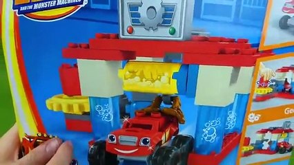 Video herunterladen: Blaze and the Monster Machines Mega Bloks Toys Sets Truck Car Wash Construction Blaze Mashup Toys