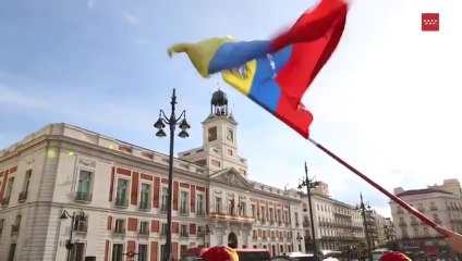 Bienvenida de la Comunidad de Madrid a Juan Guaidó