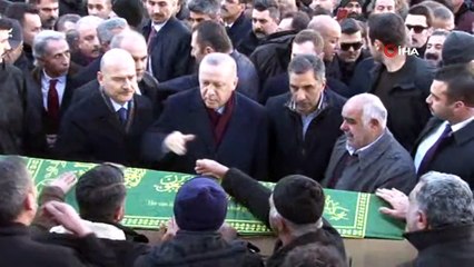 Cumhurbaşkanı Erdoğan Elazığ'da Cenaze Törenine Katıldı