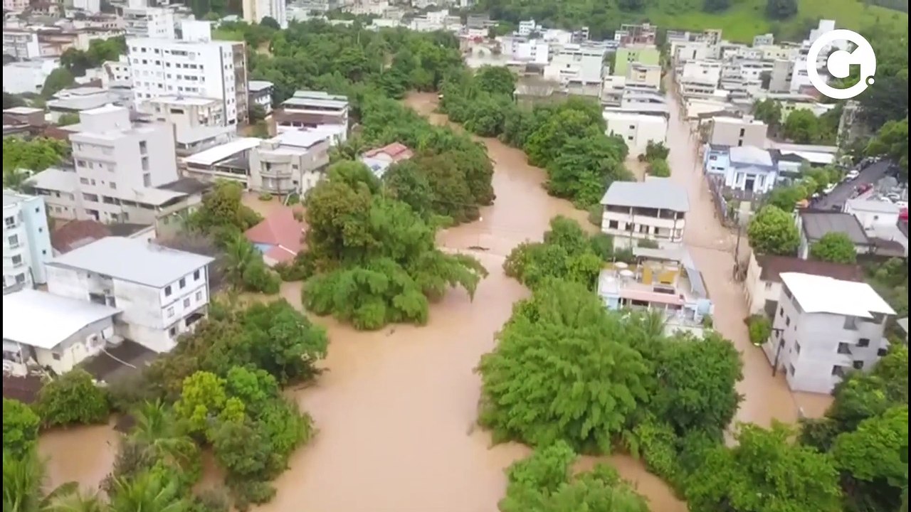 Chuvas atingem cidade de Castelo, no ES