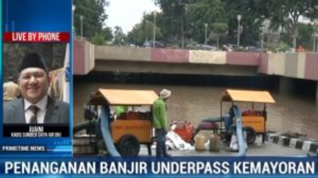 Ini Penyebab Banjir di Underpass Kemayoran