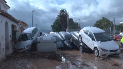 Los coletazos de la borrasca Gloria se ceban con Málaga