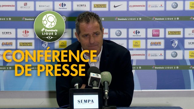 Conférence de presse Grenoble Foot 38 - FC Chambly (0-0) : Philippe HINSCHBERGER (GF38) - Bruno LUZI (FCCO) - 2019/2020