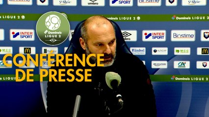 Conférence de presse SM Caen - AC Ajaccio (0-1) : Pascal DUPRAZ (SMC) - Olivier PANTALONI (ACA) - 2019/2020