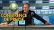 Conférence de presse AJ Auxerre - FC Sochaux-Montbéliard (2-1) : Jean-Marc FURLAN (AJA) - Omar DAF (FCSM) - 2019/2020
