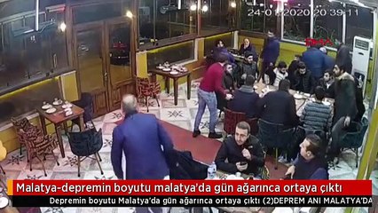 Malatya-depremin boyutu malatya'da gün ağarınca ortaya çıktı