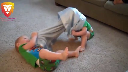Funny Twin Babies Playing Together Compilation