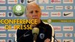 Conférence de presse Paris FC - Rodez Aveyron Football (0-0) : René GIRARD (PFC) - Laurent PEYRELADE (RAF) - 2019/2020