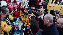 Cumhurbaşkanı Erdoğan deprem bölgesi Elazığ'da