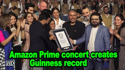 Amazon Prime concert creates Guinness record
